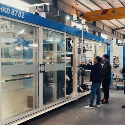 HKD8782宏浩智能热成型设备大量应用于零件制品