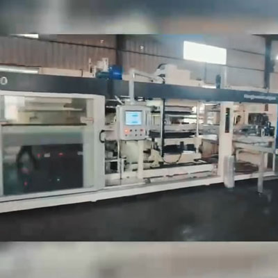 HVF-80宏浩智能自动化负压一体吸塑成型机